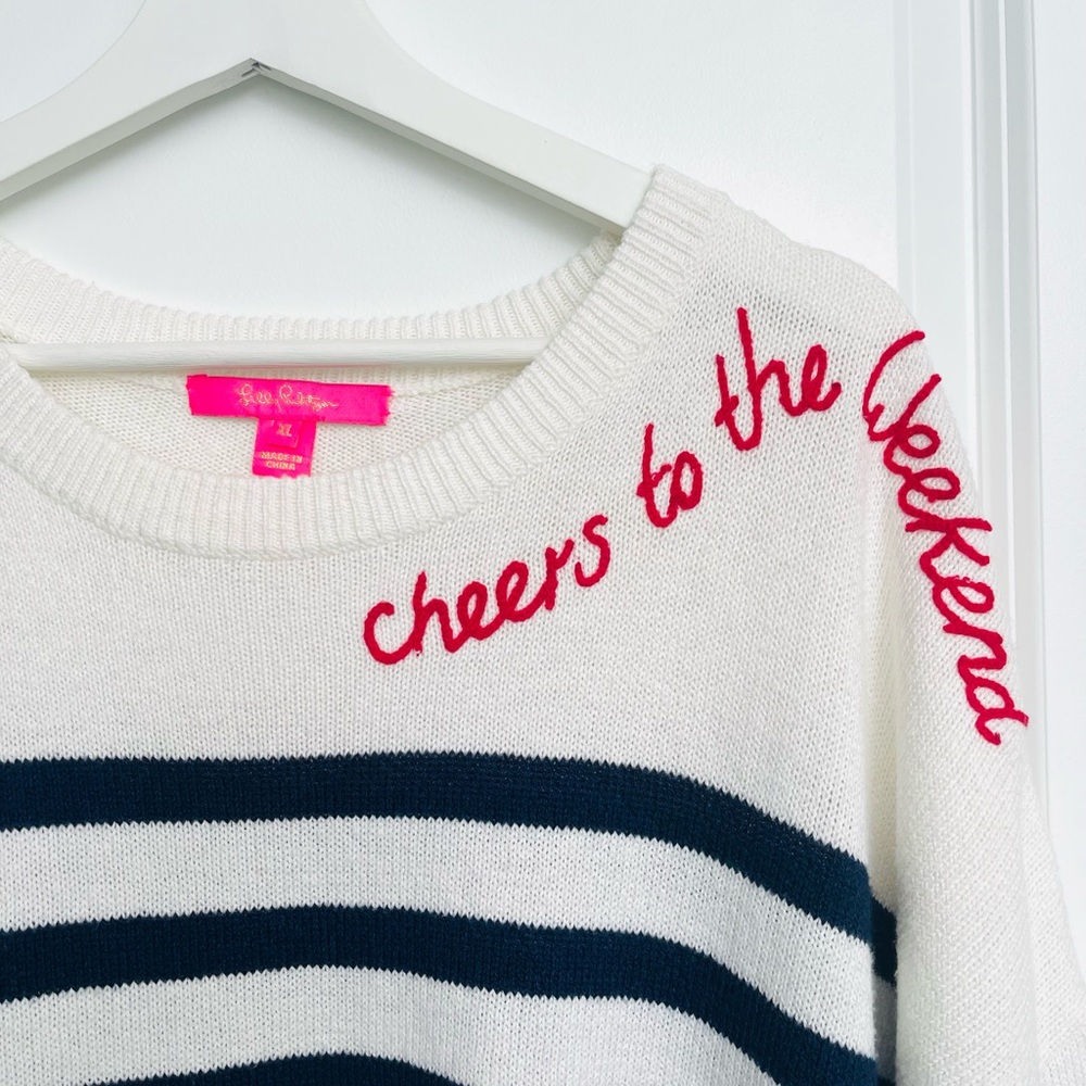 Lilly Pulitzer Quince Striped Crewneck Sweater - Picture 4 of 7